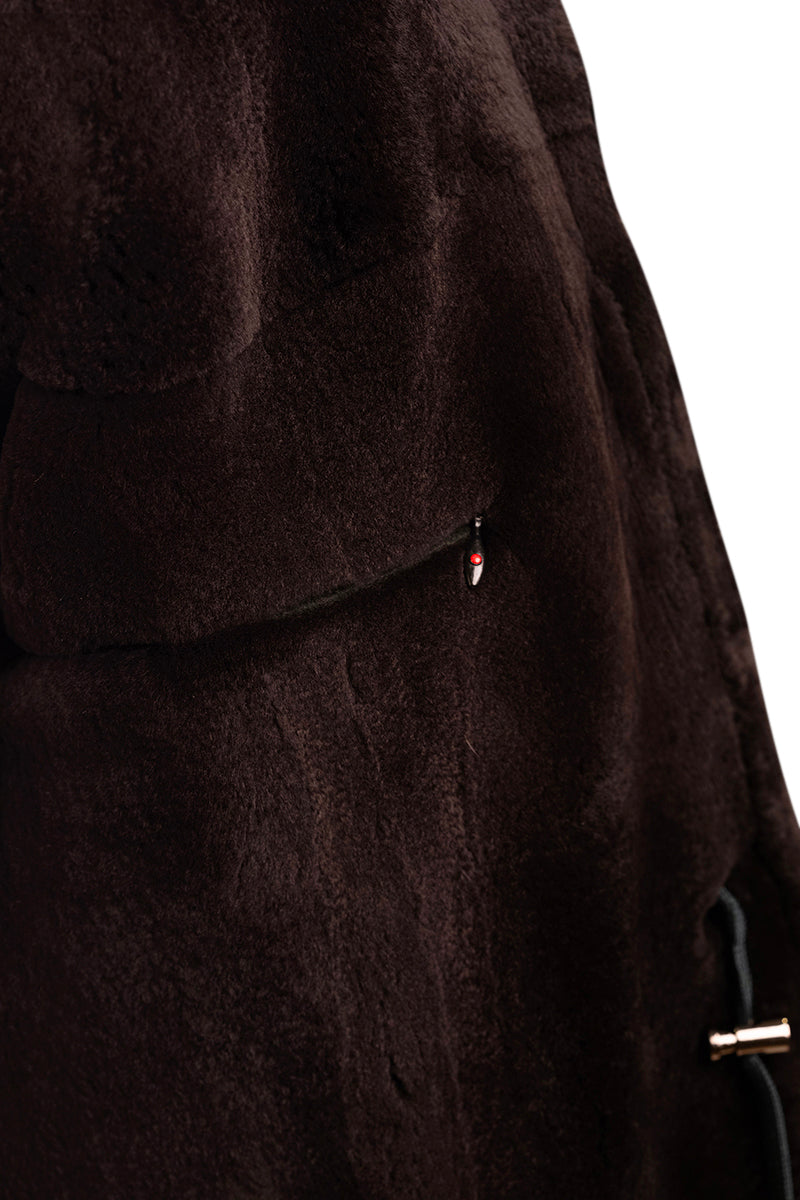 Kired by Kiton KONE Cashmere-Mink Fur Overcoat
