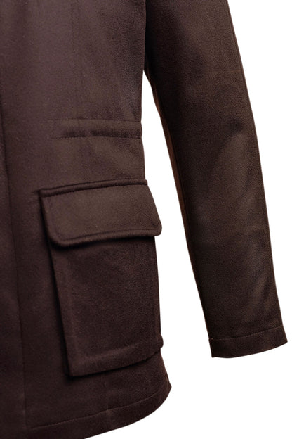 Kired by Kiton KONE Cashmere-Mink Fur Overcoat