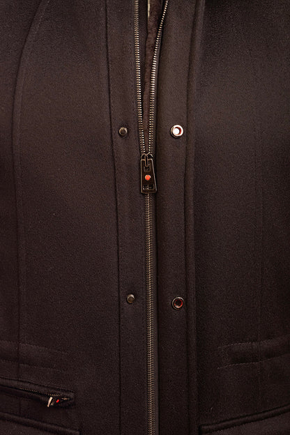 Kired by Kiton KONE Cashmere-Mink Fur Overcoat