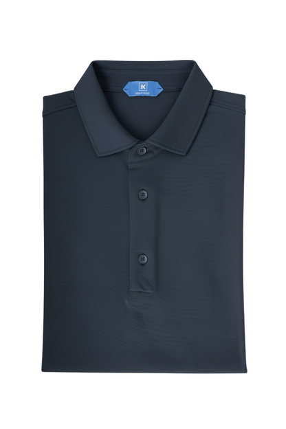 Kired POSI Short Sleeve Quarter Button Polo Shirt