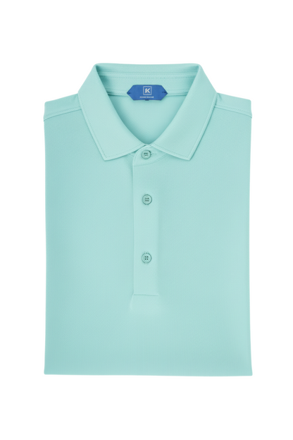 Kired POSI Short Sleeve Quarter Button Polo Shirt