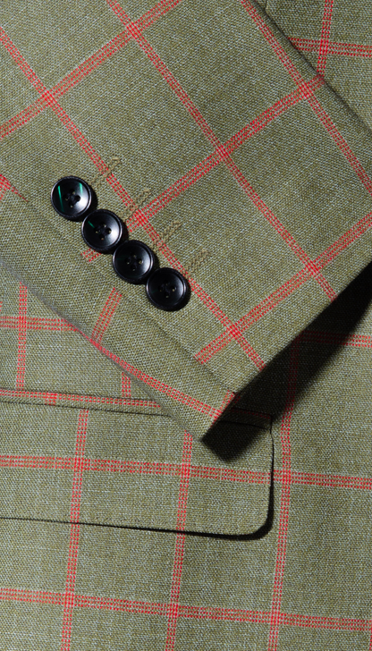 The Windsor Check Mens 2 Button Slim Fit Suit