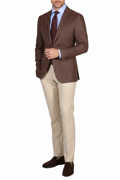Sartorio Birdseye Wool-Cotton Sport Jacket