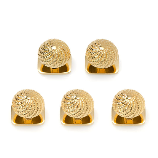 VDP 3D Colony Gold Stainless Studs - My Men's Shop