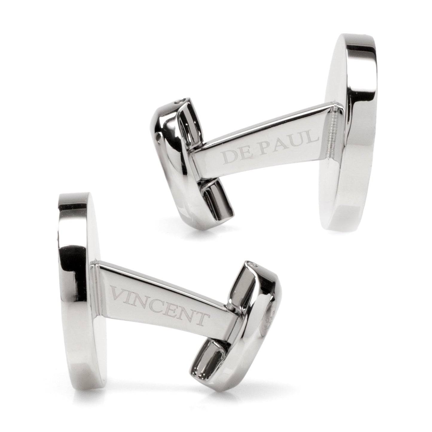 Conjunto de pendientes VDP de pavé de cristales blancos y negros