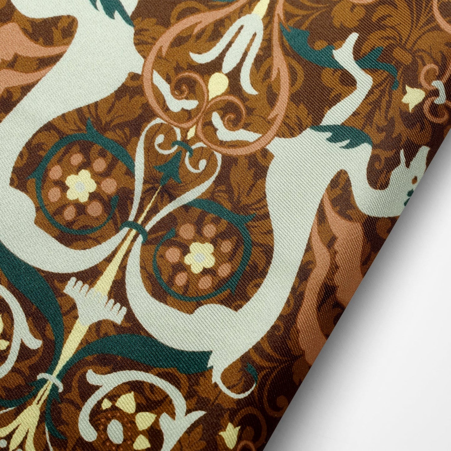 VDP Biltmore Renaissance Revival Brown Pocket Square - My Men's Shop