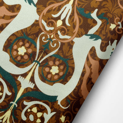 VDP Biltmore Renaissance Revival Brown Pocket Square - My Men's Shop