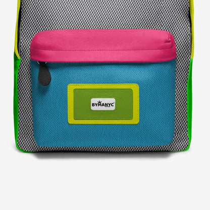 Mochila Vegana Brooklyn Pop de BYMANYC ® New York - Hecho a mano en Italia