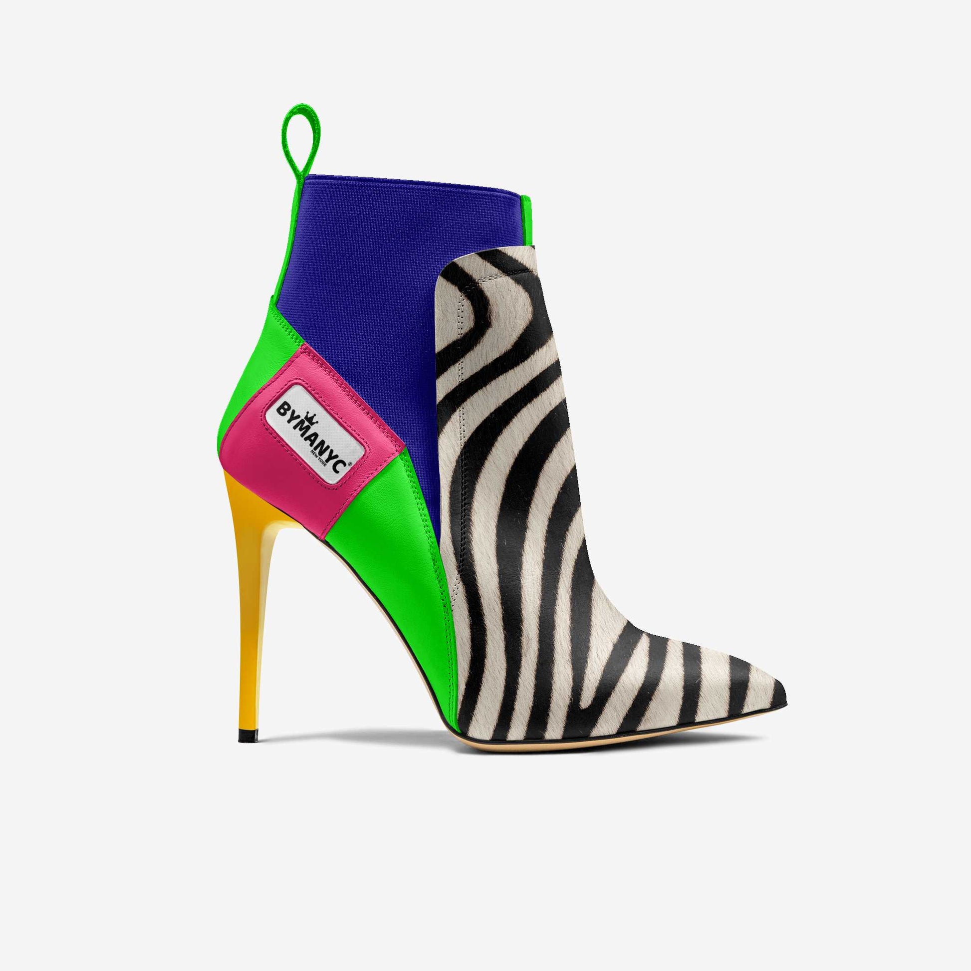 Vegan Heeled Shoe Women BYMANYC ® New York Chelsea Noir Edge - My Men's Shop