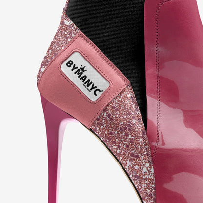 Vegan Heeled Shoe Women BYMANYC ® New York Soho Pink Blaze - My Men's Shop