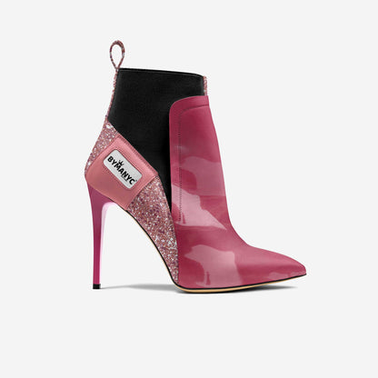 Vegan Heeled Shoe Women BYMANYC ® New York Soho Pink Blaze - My Men's Shop