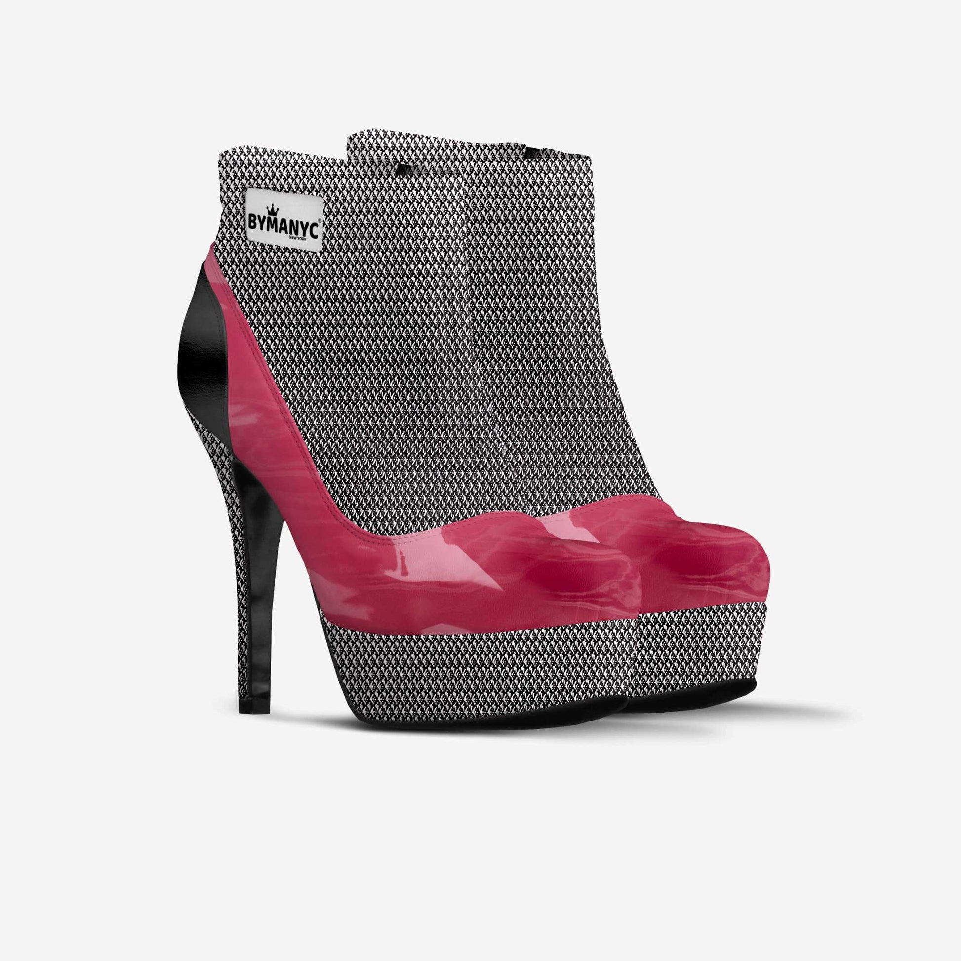 Vegan High Heel Ankle Boots BYMANYC® New York Luxe Black - My Men's Shop