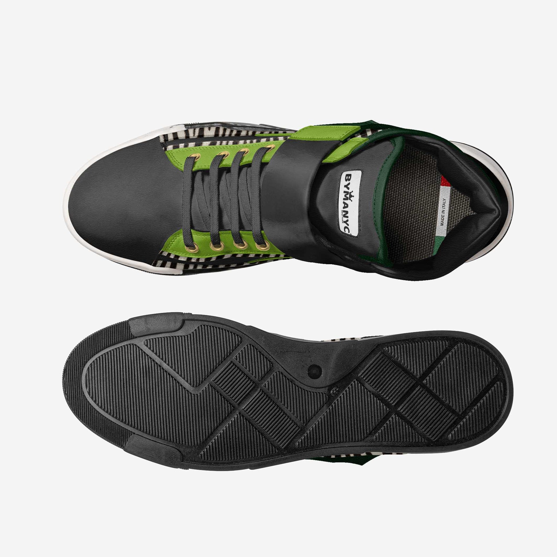 Vegan High-Top BYMANYC ® New York Broadway Nocturne - My Men's Shop