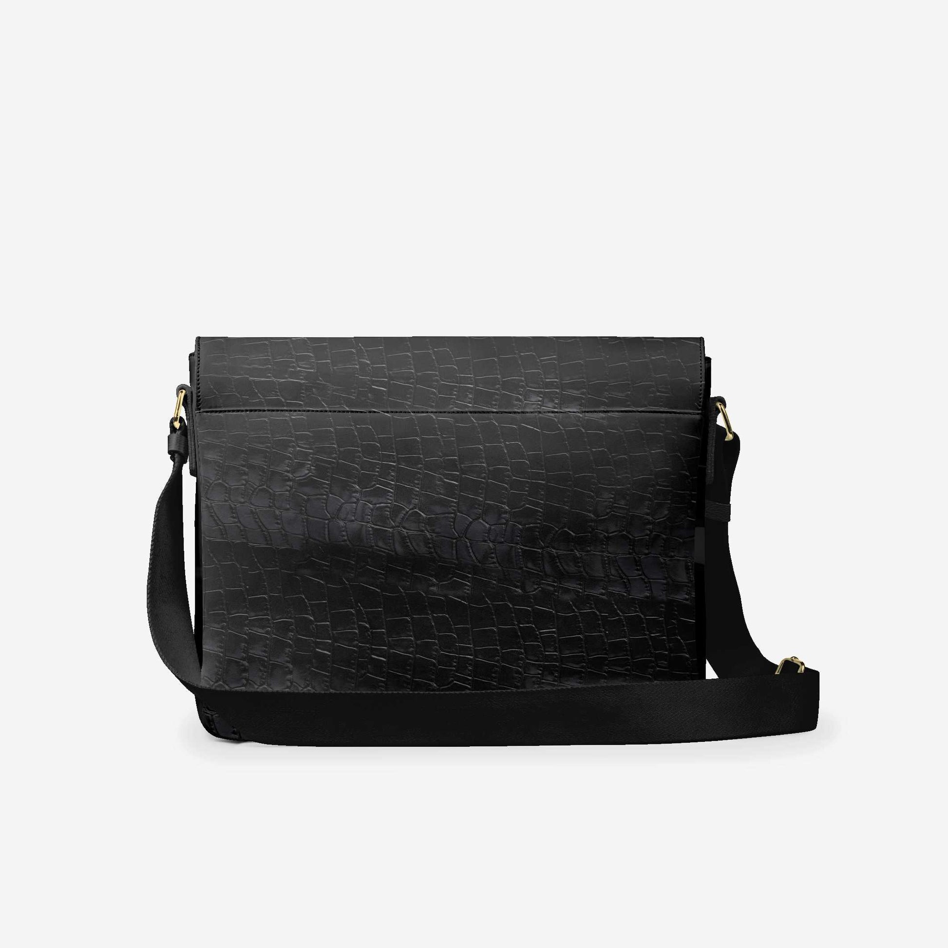 Vegan Luxe City Messenger Bag 16” | BYMANYC ® New York Milano Street Edge - My Men's Shop
