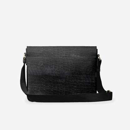 Vegan Luxe City Messenger Bag 16” | BYMANYC ® New York Milano Street Edge - My Men's Shop