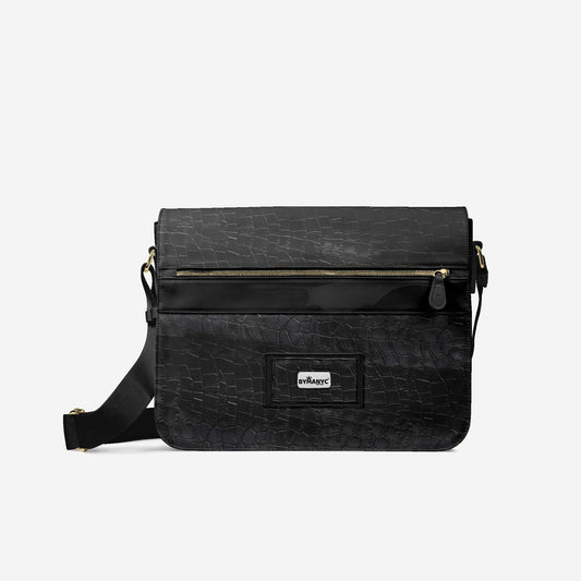 Vegan Luxe City Messenger Bag 16” | BYMANYC ® New York Milano Street Edge - My Men's Shop