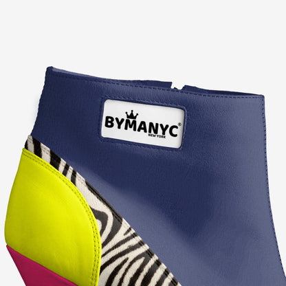 Vegan Platform Ankle Boots BYMANYC ® New York Bold Black