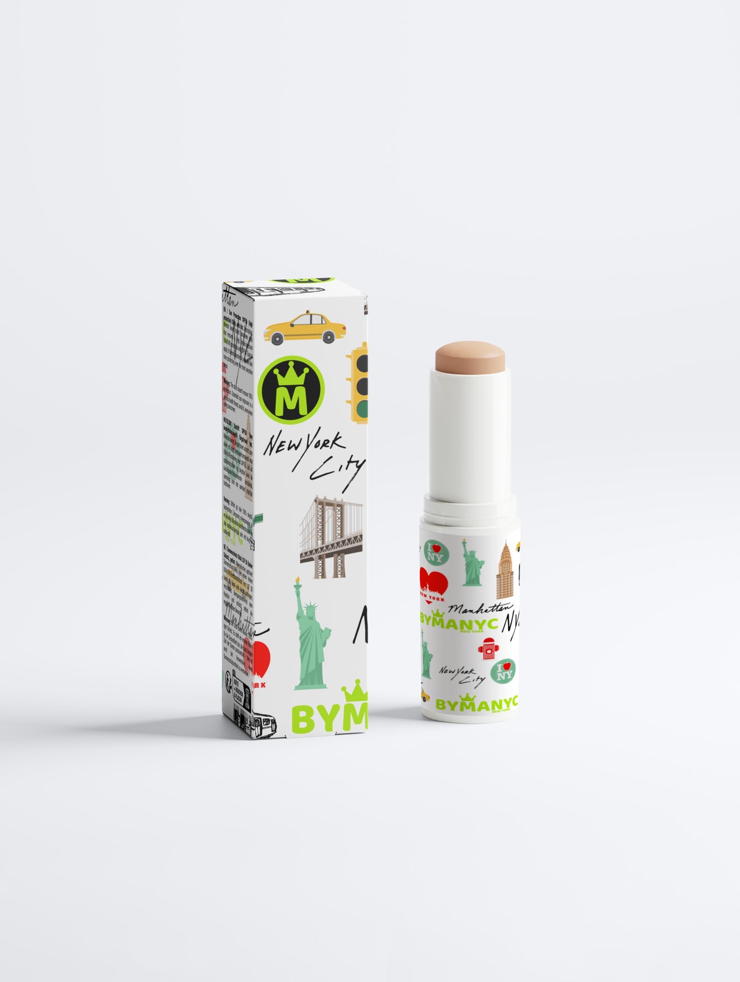 Protector Solar Tintado Vegano SPF50 en Barra Manhattan de BYMANYC ® New York