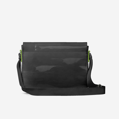 Vegan Urban Stripe Messenger Bag 16” | BYMANYC ® New York Downtown Edge - My Men's Shop