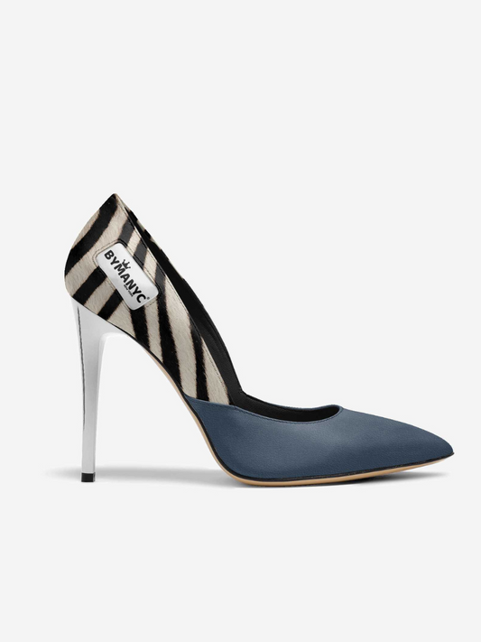 Vegan Women’s Stiletto Shoe BYMANYC ® New York – HARLEM Noir Luxe - My Men's Shop