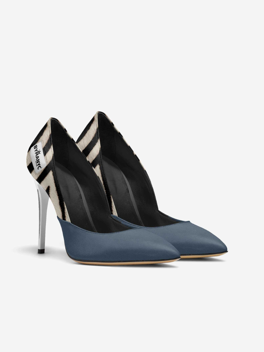 Zapatos de tacón de aguja veganos para mujer BYMANYC ® New York – HARLEM Noir Luxe