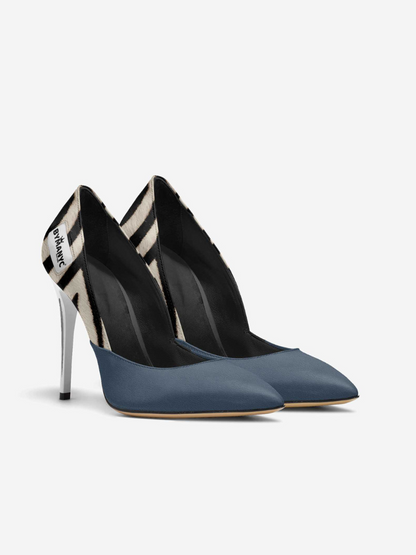 Zapatos de tacón de aguja veganos para mujer BYMANYC ® New York – HARLEM Noir Luxe