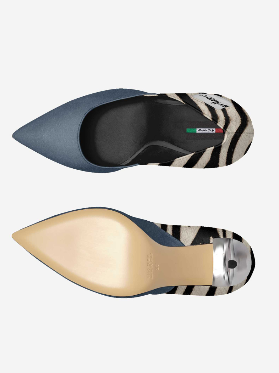 Zapatos de tacón de aguja veganos para mujer BYMANYC ® New York – HARLEM Noir Luxe