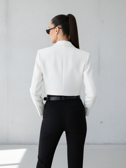 Chaqueta tipo blazer con cuello mao versátil, Manhattan | BYMANYC ® New York