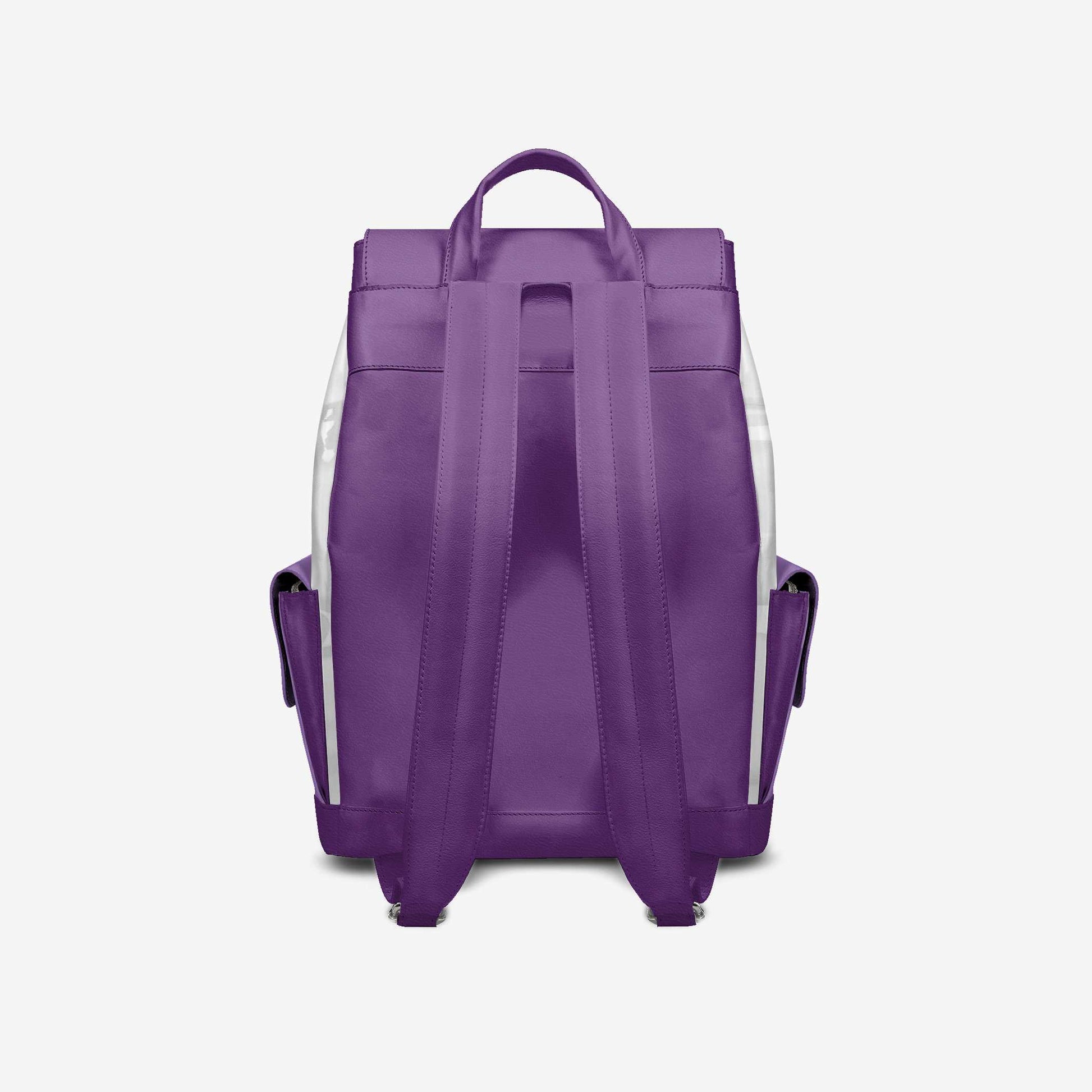 Violet & White Couture Eco Backpack – BYMANYC ® New York (Handmade in Italy) - My Men's Shop