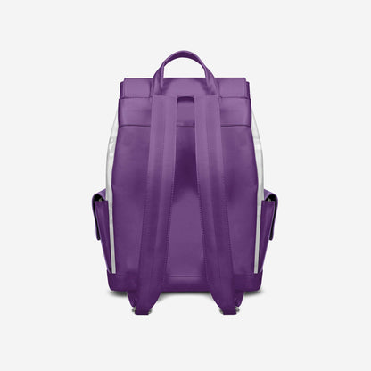 Violet & White Couture Eco Backpack – BYMANYC ® New York (Handmade in Italy) - My Men's Shop