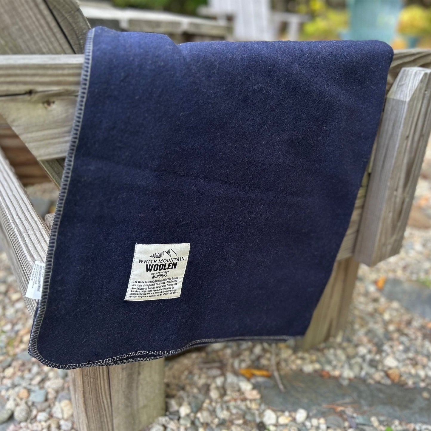 Manta de lana Wool Lodge - White Mountain Woolen