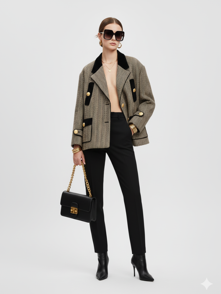 WEST VILLAGE Herringbone Tweed Jacket BYMANYC ® New York - My Men's Shop