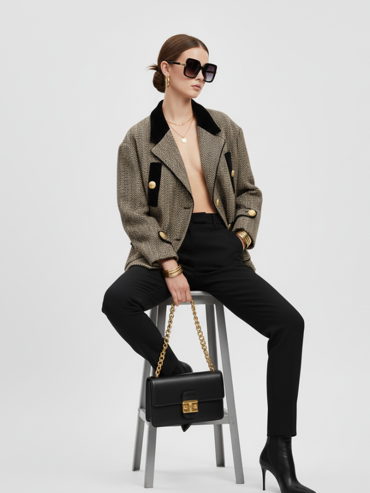 WEST VILLAGE Herringbone Tweed Jacket BYMANYC ® New York - My Men's Shop