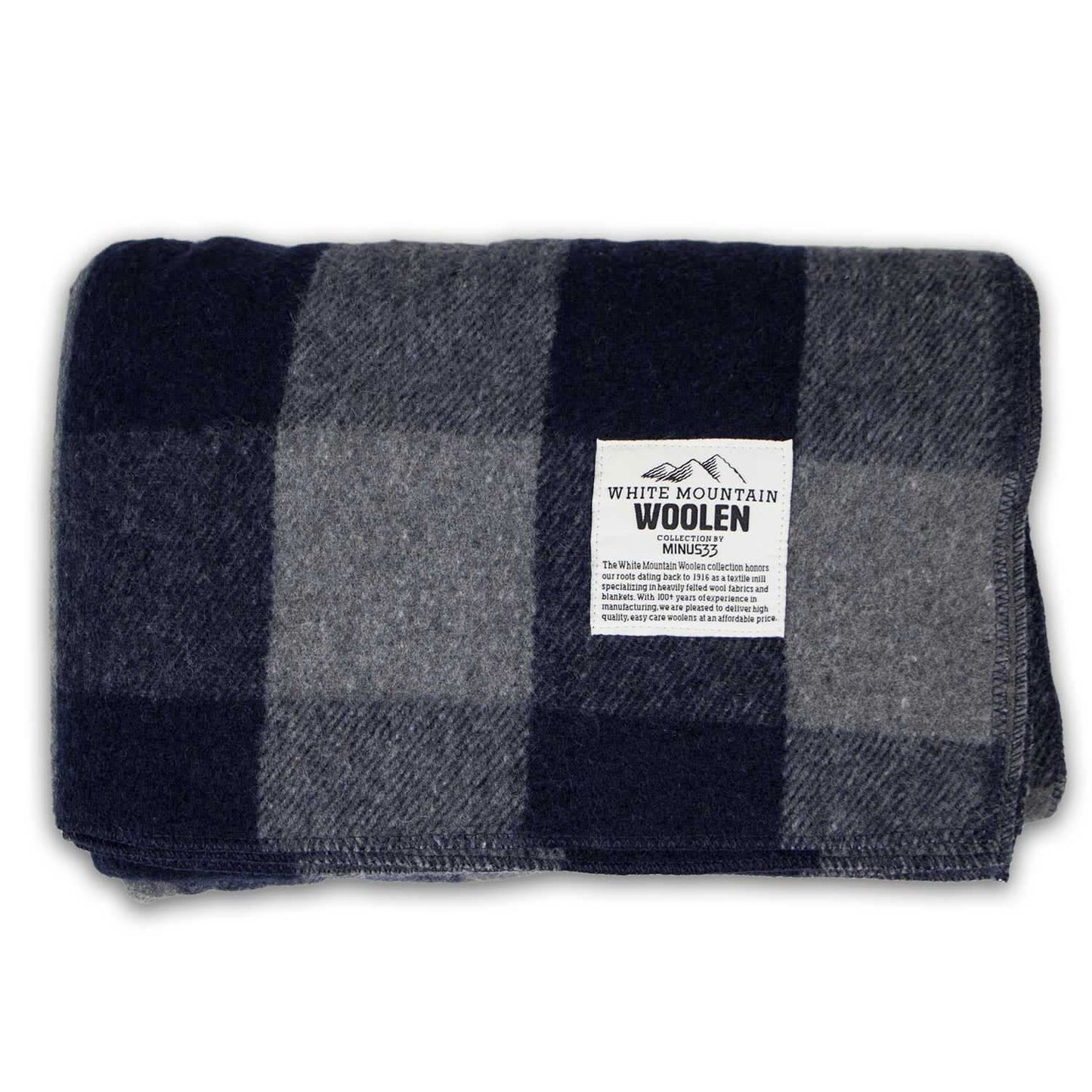 Manta de lana Wool Lodge - White Mountain Woolen