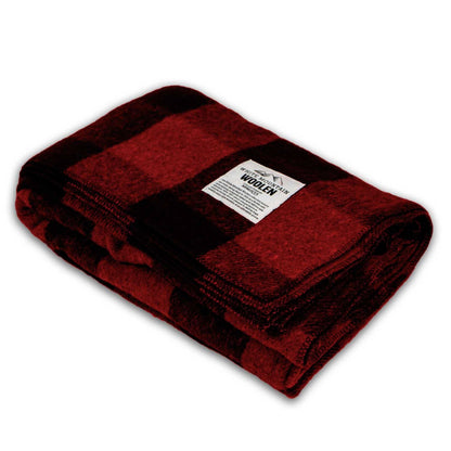 Manta de lana Wool Lodge - White Mountain Woolen