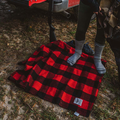 M33 - Lodge Twin Blanket White Mountain Woolen - My Men's Shop