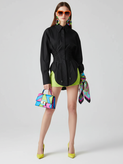 Waist-Tied Irregular Shirt, Hudson Yards | Women - BYMANYC ® New York - My Men's Shop