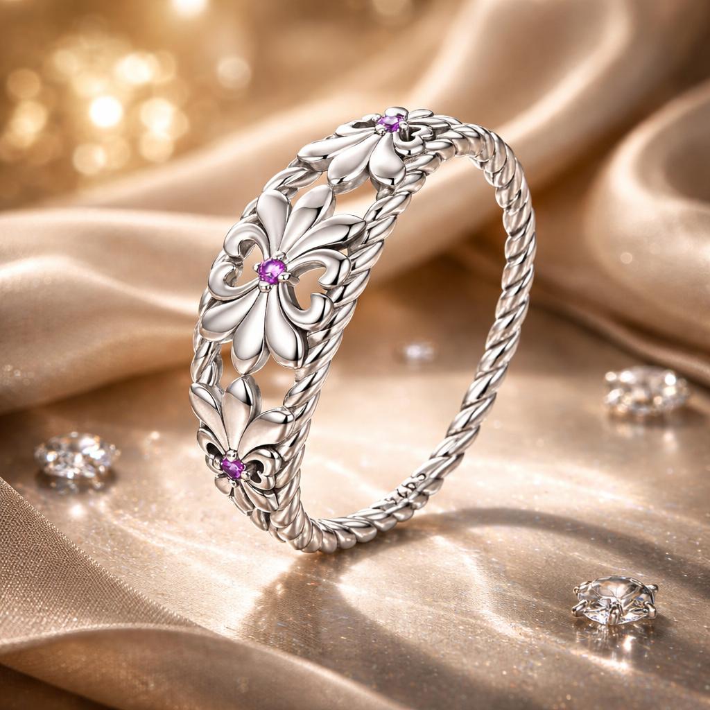 Anillo de plata de ley 925 oxidada con circonita cúbica de 1,3 mm engastada en pavé, talla 6.0, para mujer