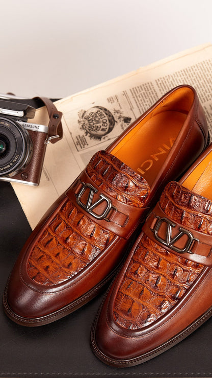 Amsterdam Tan Bit Loafer Men Shoe