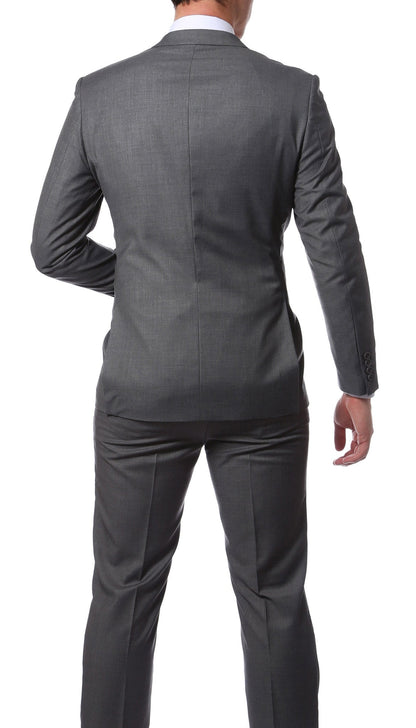 ZNL101 Charcoal Slim Fit Modern Men's 2 pc Suit