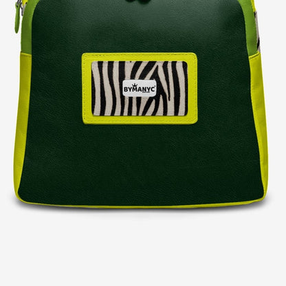 Mochila Cebra Jungle de BYMANYC ® New York – Lujo Vegano Hecho a Mano