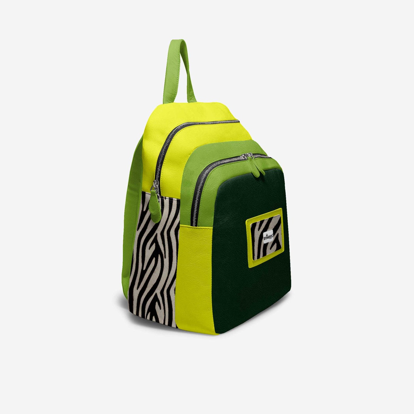 Mochila Cebra Jungle de BYMANYC ® New York – Lujo Vegano Hecho a Mano