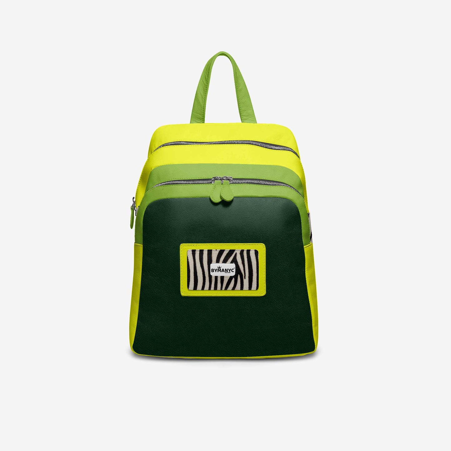 Mochila Cebra Jungle de BYMANYC ® New York – Lujo Vegano Hecho a Mano