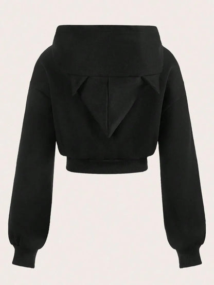 Sudadera con capucha corta con cremallera | Brooklyn - BYMANYC ® New York