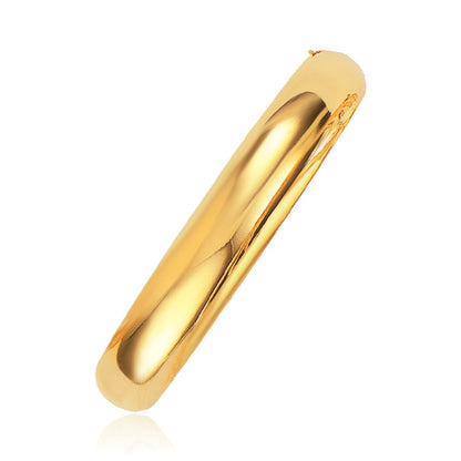 Pulsera clásica de oro amarillo de 14k (10.0mm)
