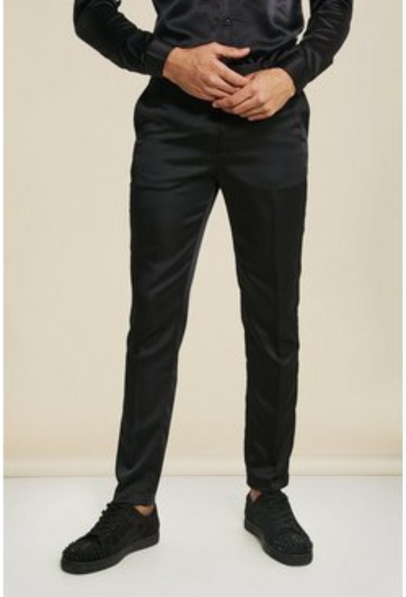 ULTRA SLIM STRETCH SATIN PANT - My Men's Shop