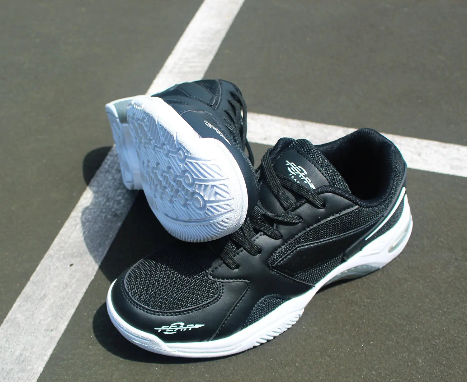 Men's High Arch Firm Support All-In-One Black Walking Shoes, Comfort & Performance Style - My Men's Shop