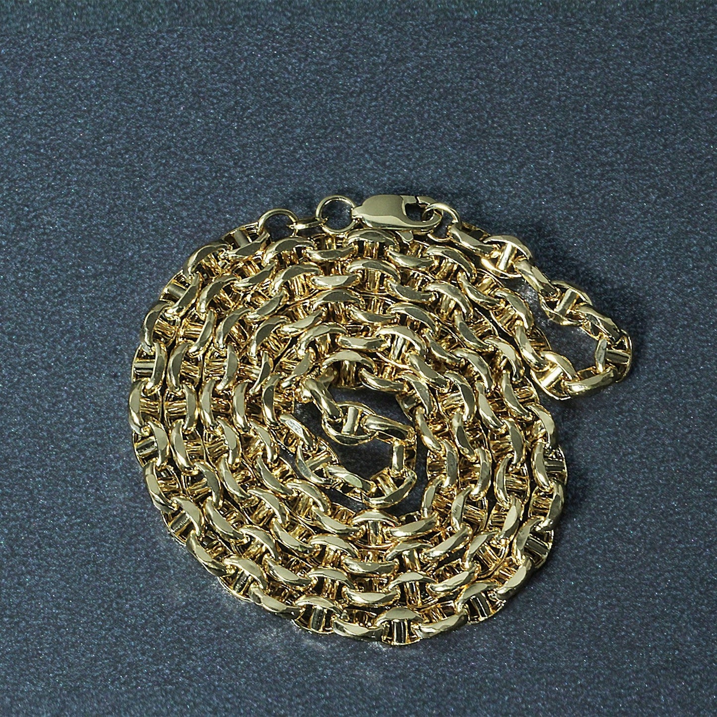 Cadena Ancla de Oro Amarillo 14k de 4.5mm