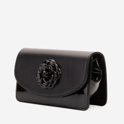 The Diva Black Leather Handbag