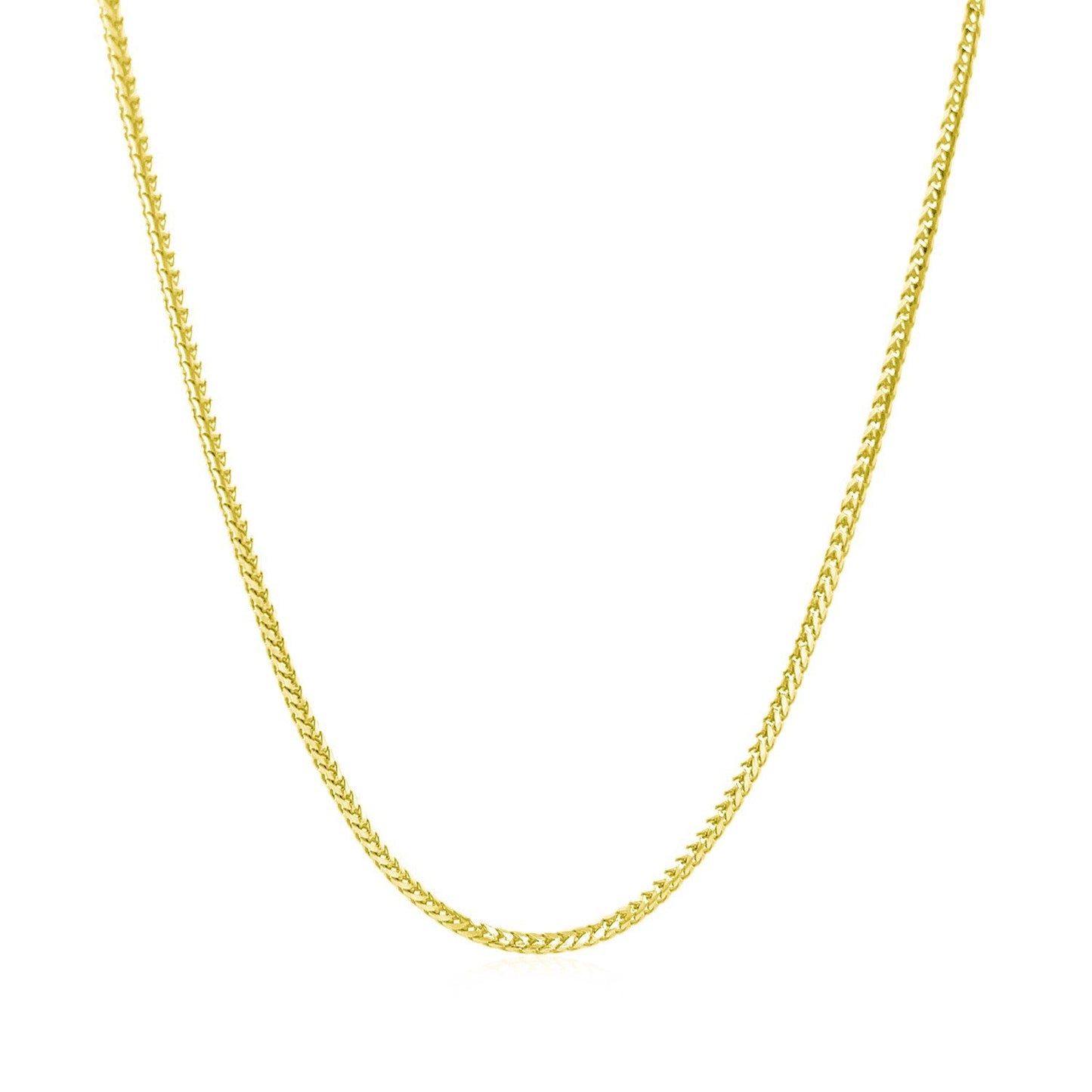 Cadena Franco de Oro Amarillo de 14k 1,2mm